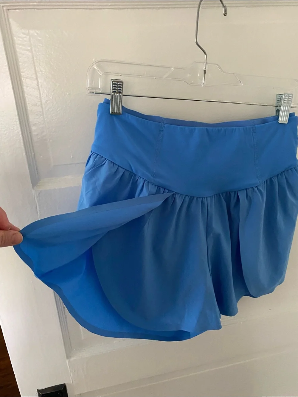 lululemon Go Further Super-High-Rise Split Short 3” in Pool Party - Picture 16 of 16